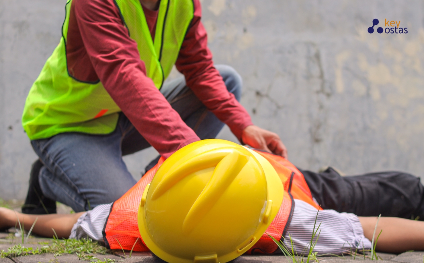 accident on construction site