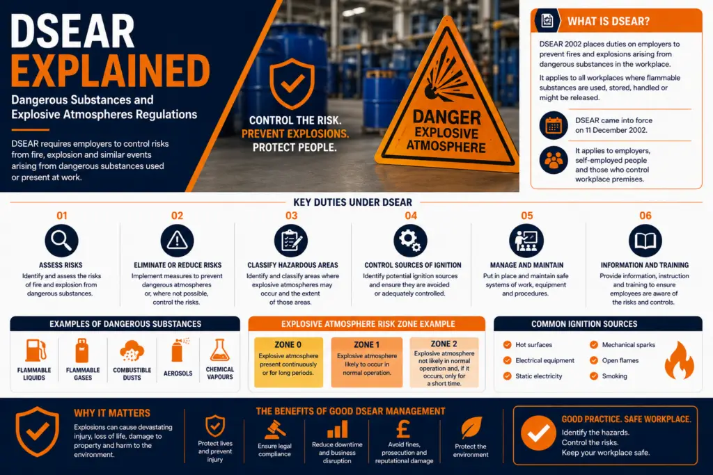 DSEAR Regulations 2002 Explained: A UK Employer Guide