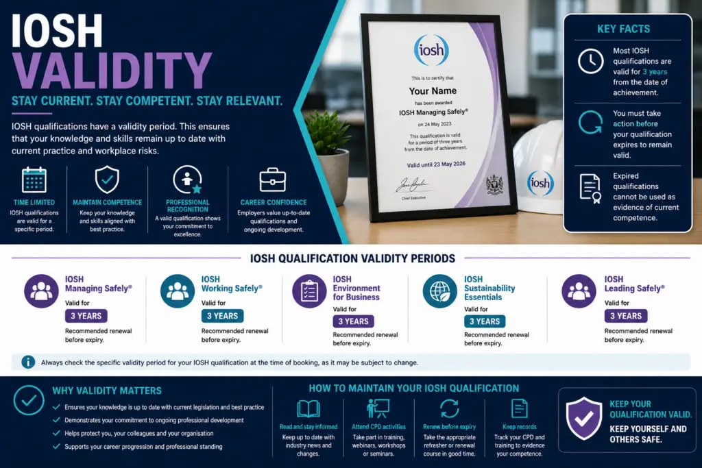 IOSH validity